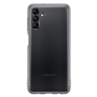 Samsung Galaxy A04s SM-A047F, silikónové puzdro, priehľadné/čierne, továrenské