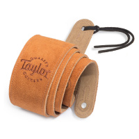 Taylor Honey Suede Logo Guitar Strap