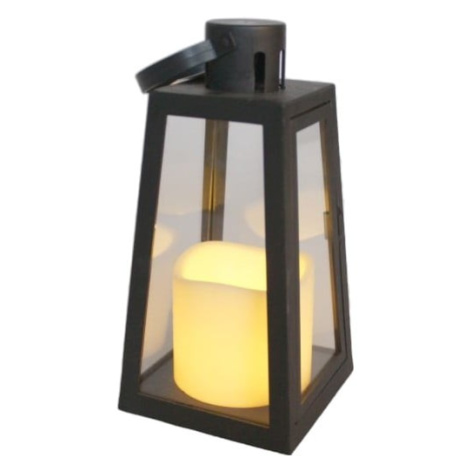 Čierny LED lampáš (výška 20 cm) - Dakls