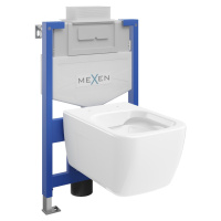MEXEN/S - WC predstenová inštalačná sada Fenix XS-U s misou WC Margo, biela 6853342XX00