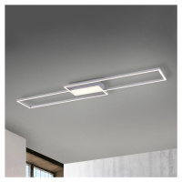 LED stropné svietidlo Asmin, CCT, oceľ, 109,5x25,7cm