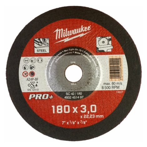 MILWAUKEE Rezný kotúč PRO+ SCS 42/180 × 3 mm