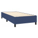 vidaXL Posteľný rám boxspring s matracom modrý 90x200 cm látka