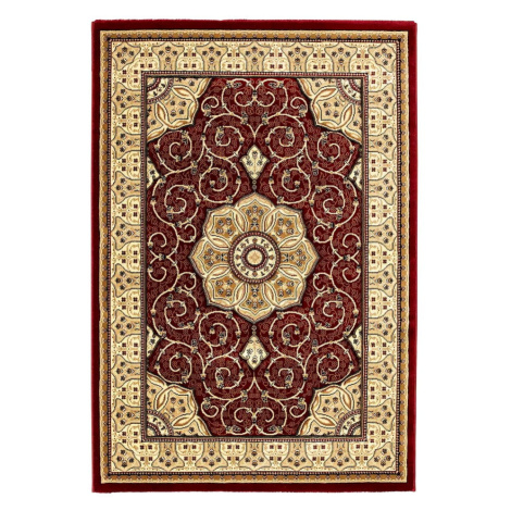 Červený koberec Think Rugs Heritage, 200 × 290 cm