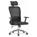 Ergonomická otočná kancelárska stolička HC- 1022 Black Mesh