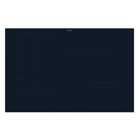 Vstavaná indukčná varná doska Haier čierna 33803399