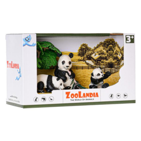 Zoolandia panda s mláďatami a doplnkami