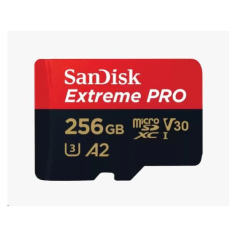 SanDisk micro SDXC karta 256 GB Extreme PRO (200 MB/s Class 10, UHS-I U3 V30) + adaptér