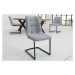 Estila Dizajnová moderná stolička Suava sivá