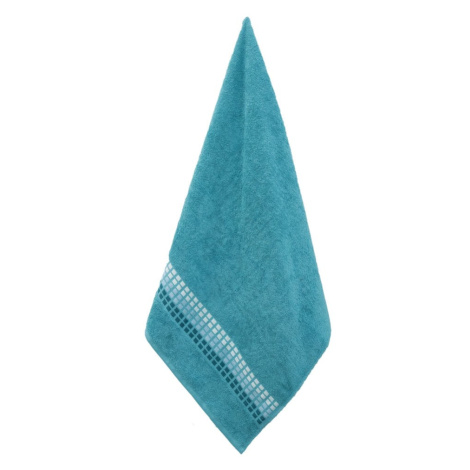 Modrý bavlnený uterák 50x100 cm Darwin – My House