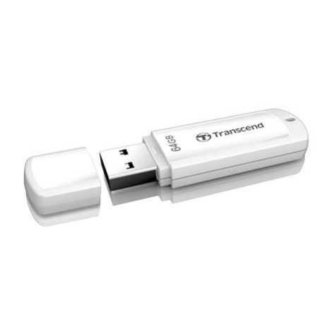 TRANSCEND Flash Disk 64GB JetFlash®370, USB 2.0 (R:16/W:6 MB/s) biela