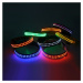 Reedog luminous USB svíticí obojek pro malé, střední a velké psy - Modrá - S