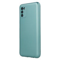 Silikónové puzdro na Samsung Galaxy A22 5G Metallic zelené