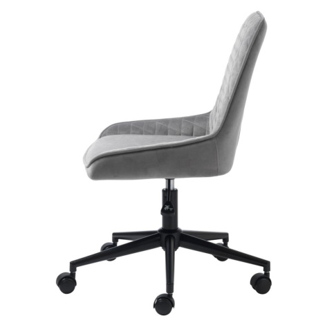Sivá pracovná stolička Unique Furniture Milton