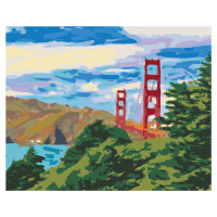 Maľovanie podľa čísel - SAN FRANCISCO Rámovanie: vypnuté plátno na rám, Rozmer: 80x100 cm
