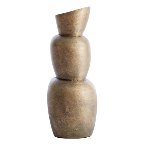 Kovová váza v bronzovej farbe Malili – Light & Living
