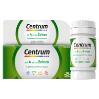 Centrum od A po Železo multivitamín bez lepku, 100 tabliet