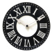 Nástenné hodiny 5187zw Nextime v aglickém retro štýle 17cm