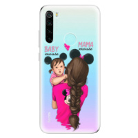 Odolné silikónové puzdro iSaprio - Mama Mouse Brunette and Girl - Xiaomi Redmi Note 8