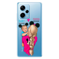 Odolné silikónové puzdro iSaprio - Mama Mouse Blonde and Boy - Xiaomi Redmi Note 12 Pro+ 5G