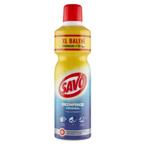 SAVO Original dezinfekcia vody a povrchov 1,2 l