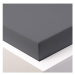 Chanar Prestieradlo Jersey Standard 90 × 200 cm tmavo sivé