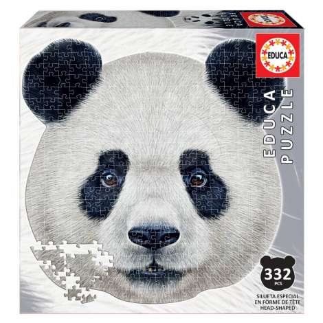 Puzzle Panda face shape Educa 332 dielov a Fix lepidlo od 11 rokov