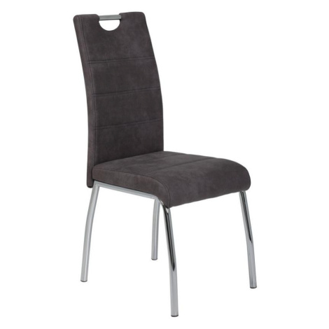 Jedálenská stolička Susi, Textilná Koža, Antracitová Möbelix