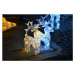 Nexos 208 LED dekorácia - vianočný sob - 100 cm studená biela