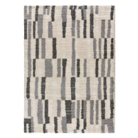 Sivo-krémový koberec 133x190 cm Enya - Universal