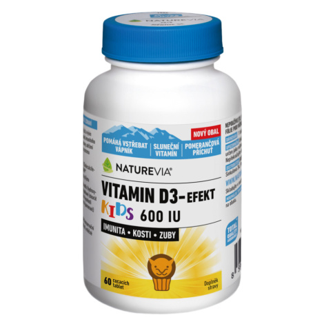 NATUREVIA Vitamín D3-Efekt Kids 60 tabliet