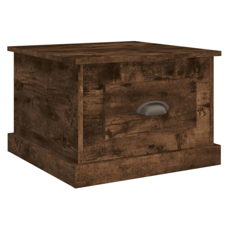 vidaXL Konferenčný stolík dymový dub 50x50x35 cm spracované drevo