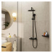 Hansgrohe Vernis Blend, Showerpipe 240 1jet EcoSmart 9 l, s termostatom, čierna matná, HAN-26428