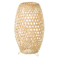 Bambusová stolová lampa v prírodnej farbe s bambusovým tienidlom (výška 36 cm) Natural Way – Cas