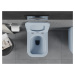 Mexen Teo, závesné WC Rimless s WC doskou slim, duroplast, šedá-modrá matná, 30854069