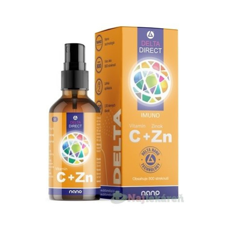 DELTA DIRECT Vitamín C + Zn sprej nano 100 ml