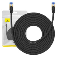 Kábel Baseus Braided network cable cat.7 Ethernet RJ45, 10Gbps, 10m (black)