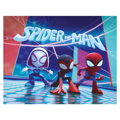 Komar Nástenný obraz na ráme Spiderman Glowy Spideys 30 x 40 cm
