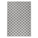 Kusový koberec Twin-Wendeteppiche 103126 grau creme – na ven i na doma - 80x350 cm NORTHRUGS - H