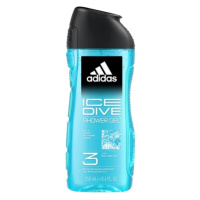 ADIDAS Ice Dive 3in1 sprchový gél na telo, vlasy a pleť pre mužov 250 ml