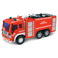 Auto hasičské so striekačkou a efektmi 28 cm - český obal