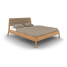 Dvojlôžková posteľ z dubového dreva v prírodnej farbe 140x200 cm Twig – The Beds