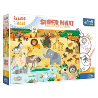 Trefl Puzzle 24 SUPER MAXI -  Deti a Medveď