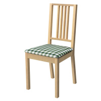 Dekoria Poťah na stoličku Börje, zelená a biela kocka (1,5x1,5cm), poťah na stoličku Börje, Quad