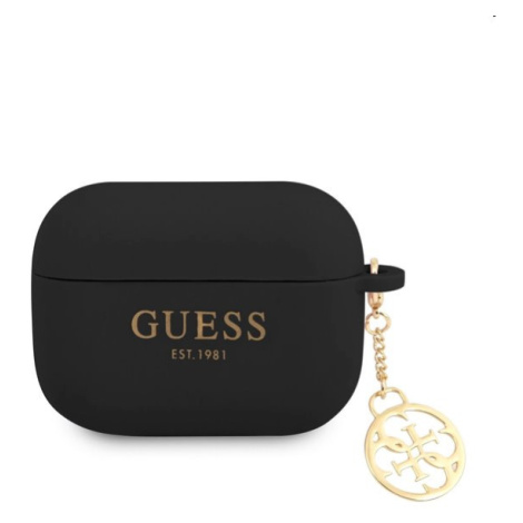 GUESS silikónový obal pre Apple AirPods Pro, čierny 57983108159