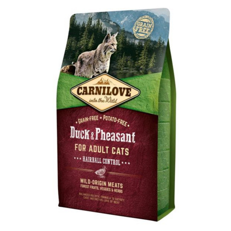 CARNILOVE Duck & Pheasant Hairball Contr granule pre mačky 1 ks, Hmotnosť balenia: 2 kg