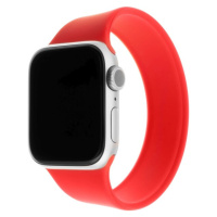 FIXED prevliekací silikónový remienok Apple Watch 42/44/45mm XS červený