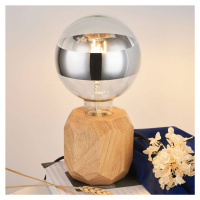 Pauleen Woody Sparkle stolová lampa, svetlé drevo