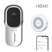 IGET HOME Doorbell DS1 White + iGET CHIME CHS1 White - Inteligentní bateriový videozvonek