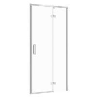 CERSANIT - Sprchové dvere LARGA chróm 100X195, pravé, číre sklo S932-117
